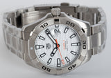 Tag Heuer Aquaracer Automatic Men's Watch WBD2111.BA0928 – White Dial with Silver Steel Strap