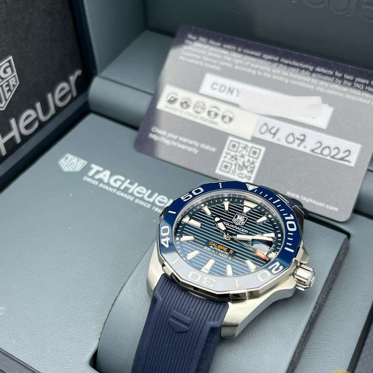 Tag Heuer Aquaracer Blue Dial Watch for Men -  WAY211C.FT6155