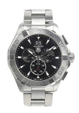 Tag Heuer Aquaracer Chronograph Black Dial Silver Steel Strap Watch for Men - CAY1110.BA0927