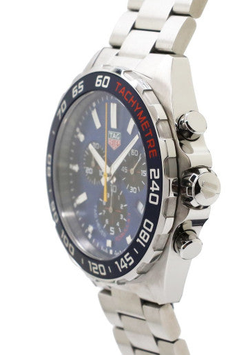 Tag Heuer Formula 1 Red Bull Racing Chronograph Blue Dial Silver Steel Strap Watch for Men - CAZ101AK.BA0842