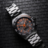 Tag Heuer Formula 1 Chronograph Ceramic Men's Watch CAZ101AH.BA0842 – Black Dial with Silver Steel Strap