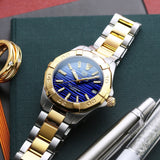Tag Heuer Aquaracer Blue Dial Two Tone Steel Strap Watch for Women - WBD1325.BB0320