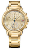 Tommy Hilfiger 1781821 Claudia Quartz Women's Watch – Gold Dial & Gold Steel Strap