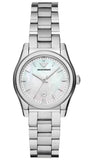 Emporio Armani AR11557 Federica Women’s Watch – Mother of Pearl Dial & Silver Steel Strap