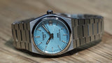 Tissot T137.207.11.351.00 PRX Powermatic 80 Men's Watch – Ice Blue Dial & Silver Steel Strap