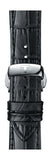 Tissot T Classic Chemin Des Tourelles Chronograph Black Dial Black Leather Strap Watch For Men - T099.427.16.058.00