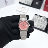 Tissot T137.210.11.331.00 PRX Quartz Women's Watch – Pink Dial & Silver Steel Strap