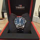 Tissot T120.410.11.051.00 Seastar 1000 Men’s Watch – Black Dial & Silver Stainless Steel Bracelet