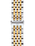 Tissot T Classic Tradition Chronograph White Dial Two Tone Steel Strap Watch For Men - T063.617.22.037.00