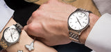 Tissot T Classic Tradition White Dial Silver Steel Strap Watch For Men - T063.610.11.037.00