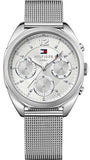 Tommy Hilfiger 1781628 Mia Quartz Men's Watch – Silver Dial & Silver Mesh Bracelet