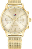 Tommy Hilfiger 1782302 Blake Quartz Women's Watch – Gold Dial & Gold Mesh Bracelet