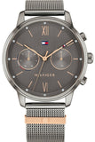 Tommy Hilfiger 1782304 Blake Quartz Men's Watch – Grey Dial & Silver Mesh Bracelet