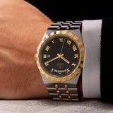 Tudor M28603-0003 Royal Automatic Men's Watch – Black Dial & Two Tone Steel Strap