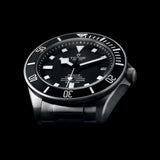 Tudor Pelagos Black Dial Grey Steel Strap Watch for Men - M25600TN-0001