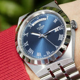 Tudor M28600-0005 Royal Automatic Men's Watch – Blue Dial & Silver Steel Strap