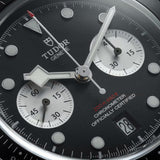 Tudor Black Bay Chrono Black Dial Silver Steel Strap Watch for Men - M79360N-0013