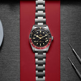 Tudor Black Bay 58 Black Dial Silver Steel Strap Watch for Men - M7939G