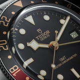 Tudor Black Bay 58 Black Dial Silver Steel Strap Watch for Men - M7939G