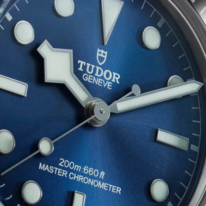 Tudor Black Bay 54 Blue Dial Silver Steel Strap Watch for Men - M7943A1A0NU-0001