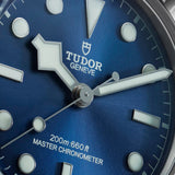 Tudor Black Bay 54 Blue Dial Silver Steel Strap Watch for Men - M7943A1A0NU-0001