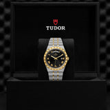 Tudor M28603-0003 Royal Automatic Men's Watch – Black Dial & Two Tone Steel Strap