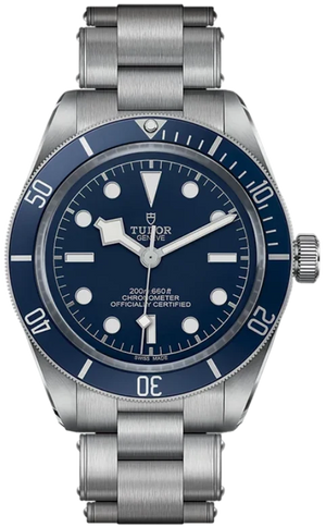 Tudor Black Bay Blue Dial Silver Steel Strap Watch for Men - 79030B-0001
