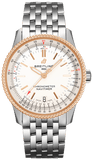Breitling Navitimer Automatic 38mm A17325211G1A1 Men's Watch – White Dial with Stainless Steel Strap
