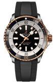 Breitling Superocean Automatic 42 U17375211B1S1 Men's Watch – Black Dial with Black Rubber Strap