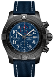 Breitling Super Avenger Chronograph 48 Night Mission V13375101C1X2 Men's Watch – Blue Dial with Blue Leather Strap