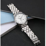 Mido Baroncelli III Automatic White Dial Silver Steel Strap Watch For Women - M7600.4.26.1