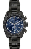 Versace VE2I00521 V-Ray Chronograph Quartz Men's Watch – Blue Dial & Black Steel Strap