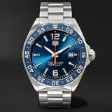 Tag Heuer Formula 1 Quartz Blue Dial Silver Steel Strap Watch for Men - WAZ1010.BA0842