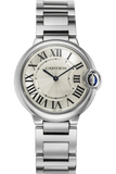 Cartier Ballon Bleu de Cartier Women's Watch W69011Z4 with Silver Dial & Silver Steel Strap