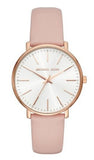 Michael Kors MK2741 Pyper Quartz Women's Watch – White Dial & Pink Leather Strap