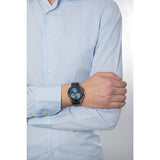 Maserati Traguardo Chronograph Blue Dial Brown Leather Strap Watch For Men - R8871612024