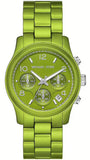 Michael Kors MK7480LE Runway Limited Edition Quartz Women's Watch – Green Dial & Green Steel Strap