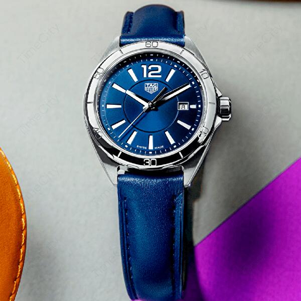 Tag Heuer Formula 1 Quartz Women's Watch WBJ1412.FC8233 – Blue Dial with Blue Leather Strap