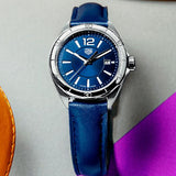 Tag Heuer Formula 1 Quartz Women's Watch WBJ1412.FC8233 – Blue Dial with Blue Leather Strap