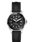 Tag Heuer Aquaracer Quartz Mother of Pearl Black Dial Black NATO Strap Watch for Women - WAY131M.FT6092