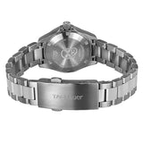Tag Heuer Aquaracer Quartz Women's Watch WBD1410.BA0741 – Black Dial with Silver Steel Strap