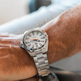 Tag Heuer Aquaracer Automatic Men's Watch WBD2111.BA0928 – White Dial with Silver Steel Strap