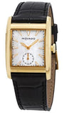 Movado 3650050 Heritage Women's Watch – Mother of Pearl White Dial & Black Leather Strap