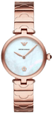Emporio Armani AR11236 Mother of Pearl Dial Women's Watch – Rose Gold Steel Strap
