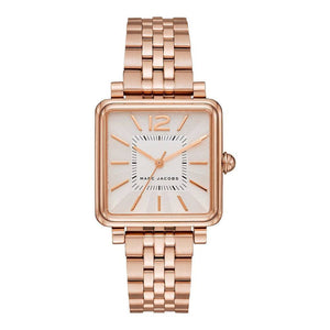 Marc Jacobs Vic Silver Dial Rose Gold Steel Strap Watch for Women - MJ3514
