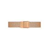 Daniel Wellington Quadro Melrose White Dial Gold Mesh Strap Watch For Women - DW00100431