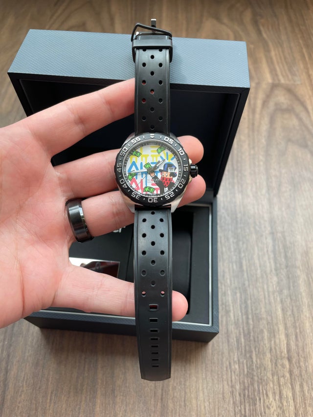 Tag Heuer Formula 1 Alec Monopoly White Dial Watch for Men - WAZ1119.FT8023