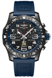Breitling Endurance Pro United States Naval Academy X823103C1B1S1 Men's Watch – Black Dial with Blue Rubber Strap