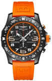 Breitling Endurance Pro X82310A51B1S1 Men's Watch – Black Dial with Orange Rubber Strap