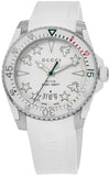 Gucci YA136337 Dive Quartz Men's Watch – White Dial & White Rubber Strap